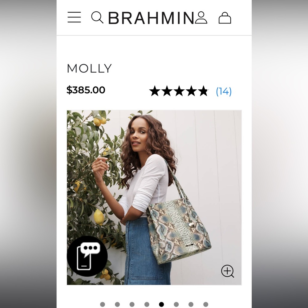 Stunning brahmin shoulder bag - Picture 3 of 11